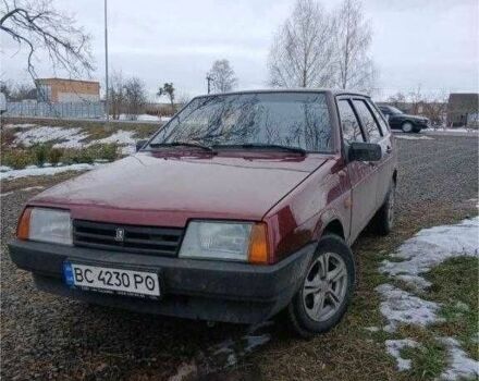 Червоний ВАЗ 2109, об'ємом двигуна 1.5 л та пробігом 250 тис. км за 1000 $, фото 1 на Automoto.ua