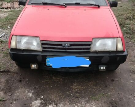 Красный ВАЗ 2109, объемом двигателя 1 л и пробегом 23 тыс. км за 1400 $, фото 1 на Automoto.ua