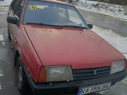 Красный ВАЗ 2109, объемом двигателя 1.3 л и пробегом 240 тыс. км за 700 $, фото 1 на Automoto.ua