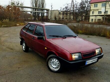 Красный ВАЗ 2109, объемом двигателя 1.6 л и пробегом 201 тыс. км за 1200 $, фото 1 на Automoto.ua