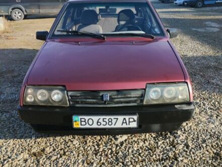 Красный ВАЗ 2109, объемом двигателя 1.6 л и пробегом 187 тыс. км за 1500 $, фото 1 на Automoto.ua