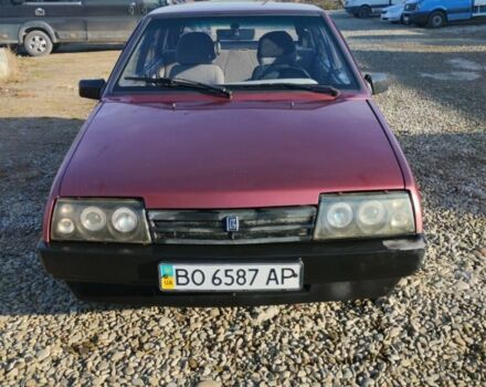 Красный ВАЗ 2109, объемом двигателя 1.6 л и пробегом 187 тыс. км за 1500 $, фото 1 на Automoto.ua