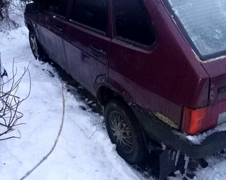 Красный ВАЗ 2109, объемом двигателя 1.6 л и пробегом 210 тыс. км за 1500 $, фото 1 на Automoto.ua