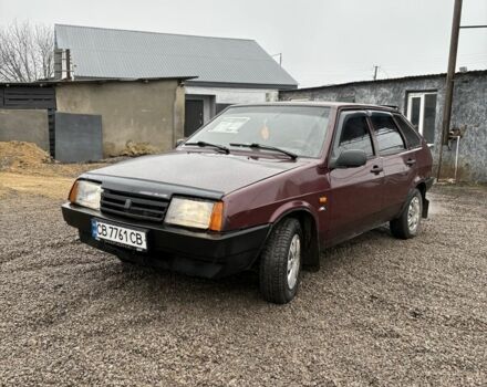 Красный ВАЗ 2109, объемом двигателя 1.6 л и пробегом 230 тыс. км за 1600 $, фото 1 на Automoto.ua