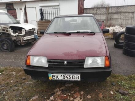 Красный ВАЗ 2109, объемом двигателя 1.6 л и пробегом 113 тыс. км за 1100 $, фото 1 на Automoto.ua