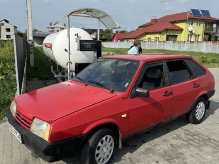Красный ВАЗ 2109, объемом двигателя 1.5 л и пробегом 74 тыс. км за 800 $, фото 1 на Automoto.ua