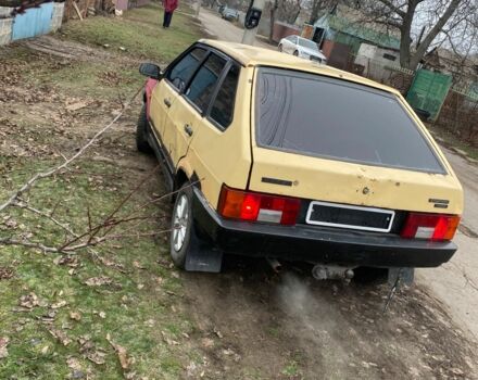 Жовтий ВАЗ 2109, об'ємом двигуна 2 л та пробігом 159 тис. км за 551 $, фото 3 на Automoto.ua