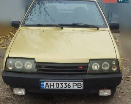 Желтый ВАЗ 2109, объемом двигателя 1.29 л и пробегом 500 тыс. км за 1200 $, фото 4 на Automoto.ua