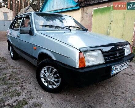 Серый ВАЗ 2109, объемом двигателя 1.5 л и пробегом 214 тыс. км за 1550 $, фото 1 на Automoto.ua