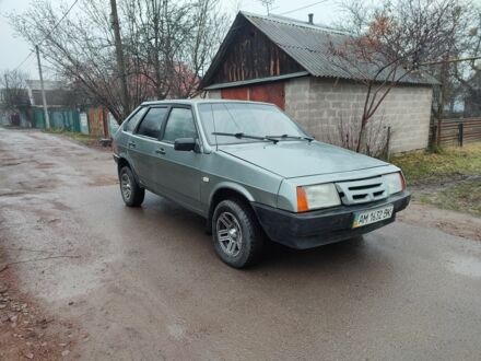Серый ВАЗ 2109, объемом двигателя 1.5 л и пробегом 200 тыс. км за 1100 $, фото 1 на Automoto.ua