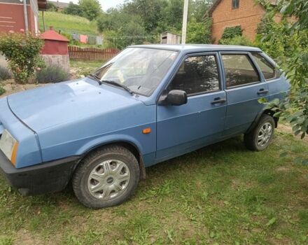 Синий ВАЗ 2109, объемом двигателя 1.3 л и пробегом 1 тыс. км за 550 $, фото 1 на Automoto.ua