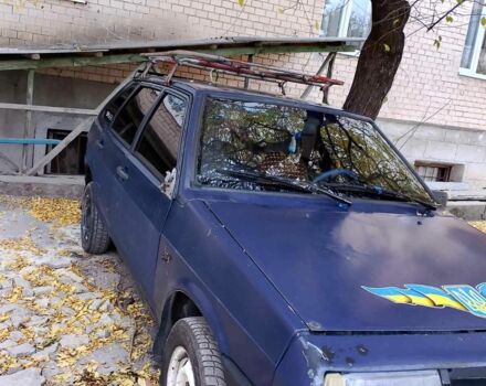 Синій ВАЗ 2109, об'ємом двигуна 1.5 л та пробігом 87 тис. км за 500 $, фото 2 на Automoto.ua