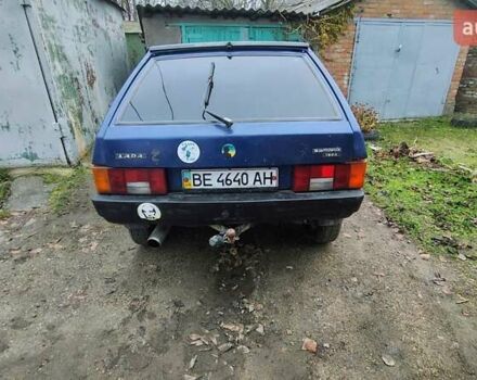 Синий ВАЗ 2109, объемом двигателя 1.5 л и пробегом 350 тыс. км за 600 $, фото 1 на Automoto.ua