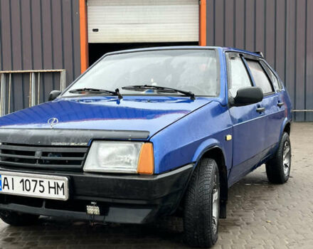 Синий ВАЗ 2109, объемом двигателя 1.29 л и пробегом 230 тыс. км за 1100 $, фото 1 на Automoto.ua