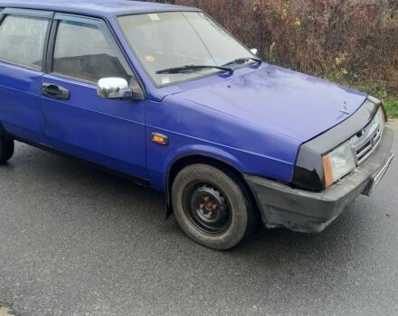 Синий ВАЗ 2109, объемом двигателя 1.5 л и пробегом 100 тыс. км за 800 $, фото 1 на Automoto.ua