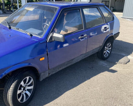 Синий ВАЗ 2109, объемом двигателя 1.29 л и пробегом 150 тыс. км за 600 $, фото 1 на Automoto.ua