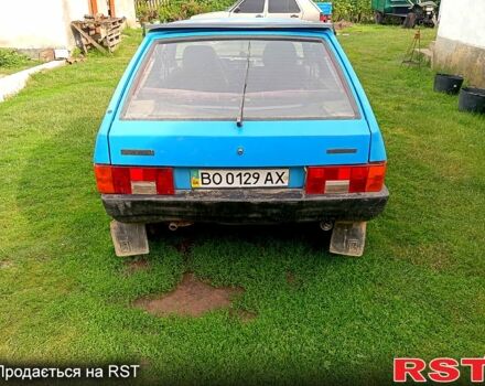 Синий ВАЗ 2109, объемом двигателя 1.3 л и пробегом 195 тыс. км за 550 $, фото 2 на Automoto.ua