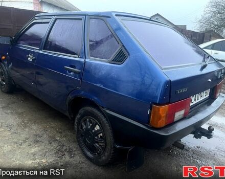 Синий ВАЗ 2109, объемом двигателя 1.5 л и пробегом 200 тыс. км за 950 $, фото 1 на Automoto.ua