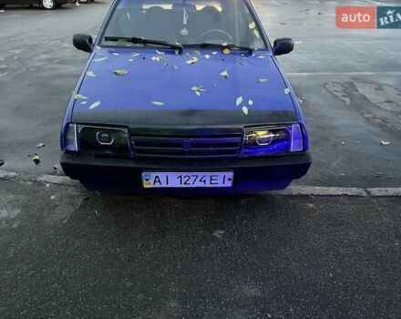 Синий ВАЗ 2109, объемом двигателя 1.5 л и пробегом 150 тыс. км за 1000 $, фото 1 на Automoto.ua
