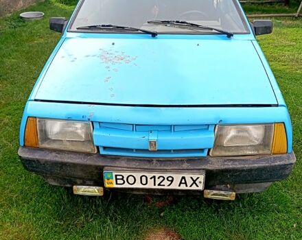 Синий ВАЗ 2109, объемом двигателя 1.3 л и пробегом 195 тыс. км за 550 $, фото 1 на Automoto.ua
