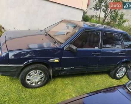 Синий ВАЗ 2109, объемом двигателя 1.3 л и пробегом 35 тыс. км за 999 $, фото 2 на Automoto.ua