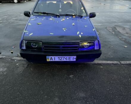 Синий ВАЗ 2109, объемом двигателя 1.5 л и пробегом 150 тыс. км за 1000 $, фото 2 на Automoto.ua
