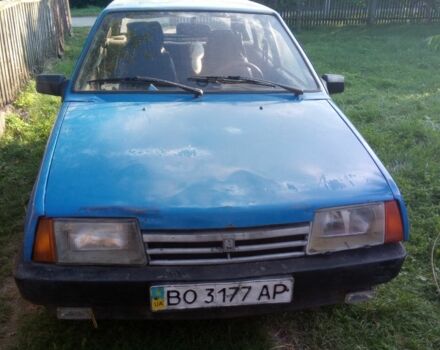 Синий ВАЗ 2109, объемом двигателя 1.5 л и пробегом 48 тыс. км за 600 $, фото 1 на Automoto.ua