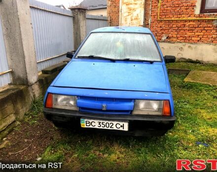 Синий ВАЗ 2109, объемом двигателя 1.5 л и пробегом 75 тыс. км за 400 $, фото 1 на Automoto.ua