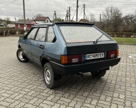 Синий ВАЗ 2109, объемом двигателя 1.3 л и пробегом 200 тыс. км за 730 $, фото 6 на Automoto.ua