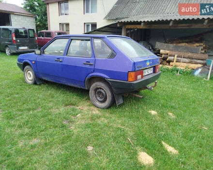 Синій ВАЗ 2109, об'ємом двигуна 1.29 л та пробігом 90 тис. км за 593 $, фото 4 на Automoto.ua