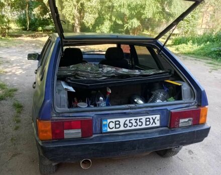 Синий ВАЗ 2109, объемом двигателя 1.3 л и пробегом 240 тыс. км за 500 $, фото 4 на Automoto.ua