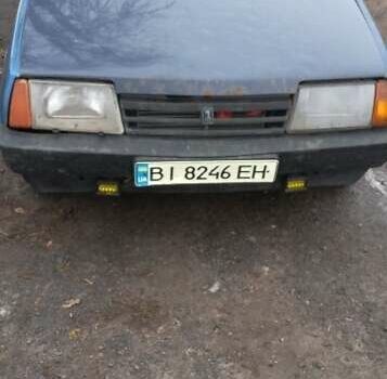 Синий ВАЗ 2109, объемом двигателя 1.3 л и пробегом 360 тыс. км за 619 $, фото 4 на Automoto.ua