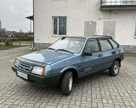 Синий ВАЗ 2109, объемом двигателя 1.3 л и пробегом 200 тыс. км за 730 $, фото 2 на Automoto.ua