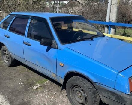 Синий ВАЗ 2109, объемом двигателя 1.29 л и пробегом 130 тыс. км за 850 $, фото 1 на Automoto.ua