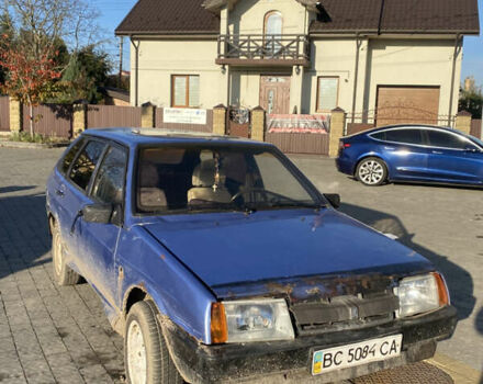 ВАЗ 2109 1990 у Львові на Automoto.ua Синій ВАЗ 2109, об'ємом двигуна 1.3 л та пробігом 100 тис. км за 420 $, фото 1 на Automoto.ua