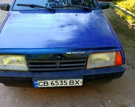 Синий ВАЗ 2109, объемом двигателя 1.3 л и пробегом 240 тыс. км за 500 $, фото 1 на Automoto.ua