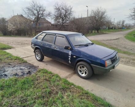 Синий ВАЗ 2109, объемом двигателя 1.3 л и пробегом 30 тыс. км за 1088 $, фото 2 на Automoto.ua