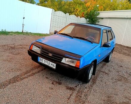 Синий ВАЗ 2109, объемом двигателя 1.3 л и пробегом 310 тыс. км за 999 $, фото 1 на Automoto.ua