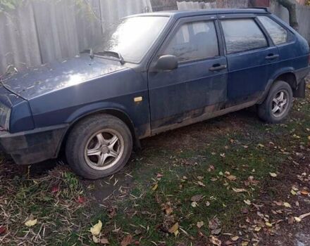 Синий ВАЗ 2109, объемом двигателя 1.5 л и пробегом 100 тыс. км за 760 $, фото 1 на Automoto.ua