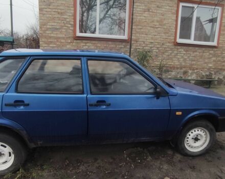 Синий ВАЗ 2109, объемом двигателя 1.3 л и пробегом 104 тыс. км за 591 $, фото 1 на Automoto.ua