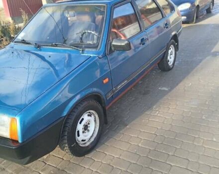 Синий ВАЗ 2109, объемом двигателя 1.5 л и пробегом 100 тыс. км за 1100 $, фото 1 на Automoto.ua