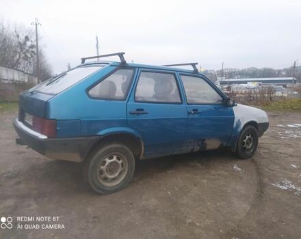 Синий ВАЗ 2109, объемом двигателя 1.5 л и пробегом 100 тыс. км за 500 $, фото 2 на Automoto.ua