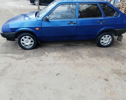 Синий ВАЗ 2109, объемом двигателя 1.5 л и пробегом 99 тыс. км за 1500 $, фото 4 на Automoto.ua