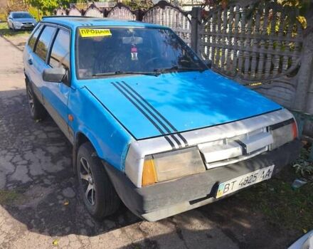 Синий ВАЗ 2109, объемом двигателя 1.5 л и пробегом 70 тыс. км за 1188 $, фото 4 на Automoto.ua