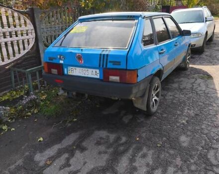 Синий ВАЗ 2109, объемом двигателя 1.5 л и пробегом 70 тыс. км за 1188 $, фото 1 на Automoto.ua