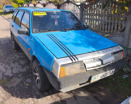 Синий ВАЗ 2109, объемом двигателя 1.5 л и пробегом 70 тыс. км за 1188 $, фото 3 на Automoto.ua