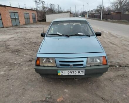 Синий ВАЗ 2109, объемом двигателя 1.1 л и пробегом 200 тыс. км за 1100 $, фото 1 на Automoto.ua