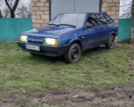Синий ВАЗ 2109, объемом двигателя 1.5 л и пробегом 99 тыс. км за 1250 $, фото 1 на Automoto.ua