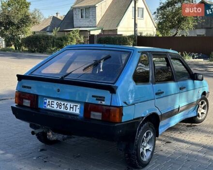 Синий ВАЗ 2109, объемом двигателя 1.3 л и пробегом 200 тыс. км за 1600 $, фото 2 на Automoto.ua