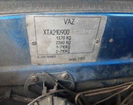 Синий ВАЗ 2109, объемом двигателя 0 л и пробегом 1 тыс. км за 1150 $, фото 7 на Automoto.ua